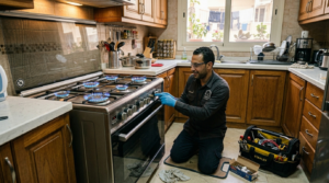 أعطال رويال جاز مثل ضعف شعلة البوتاجاز أثناء الفحص والصيانة