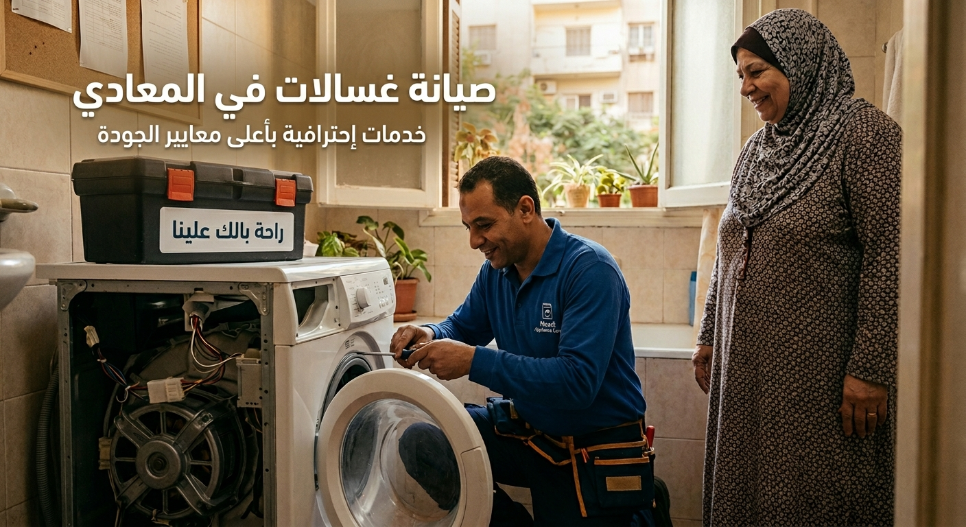 صيانة غسالات في المعادي