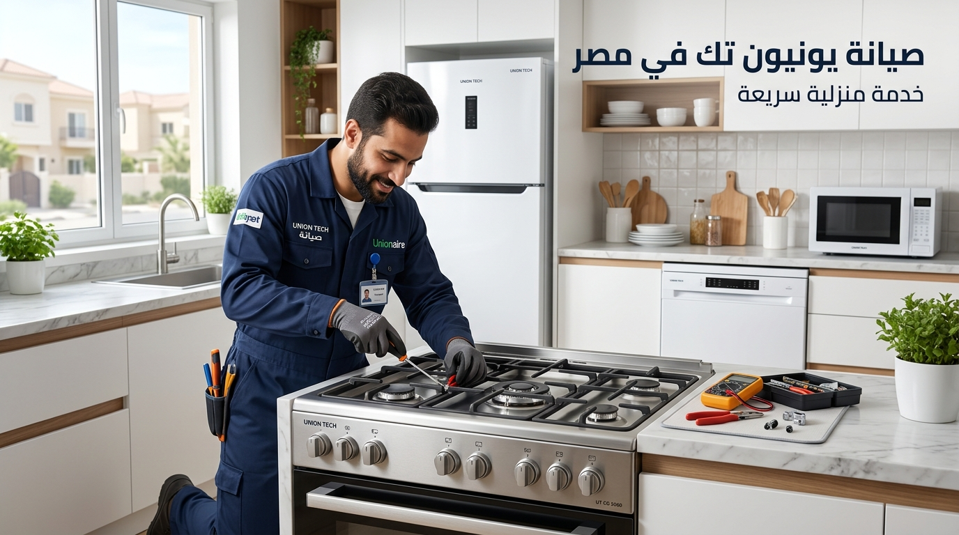 صيانة يونيون تك في مصر خدمة منزلية لإصلاح أجهزة يونيون تك داخل المطبخ